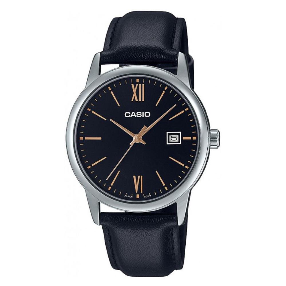 Reloj Casio Mtp-V002L-1B3 Hombre Análogo Negro