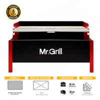 Parrilla Portatil Grill Niveles Chica