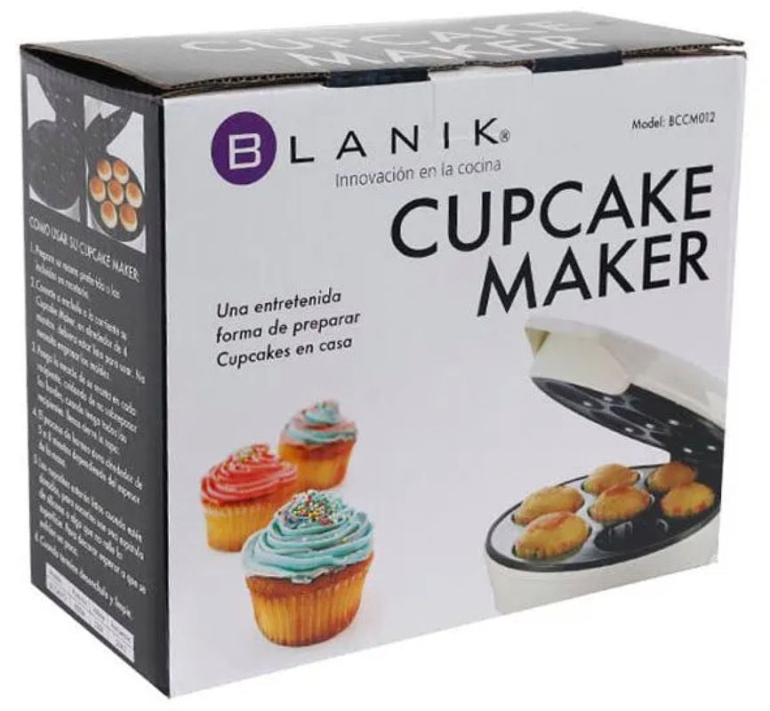 Cup Cake Maker 800 W de 7 Porciones + Recetario