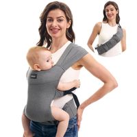 Portabebés portátil Momcozy Compactable - Gris