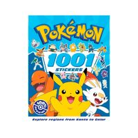Pokemon Libro 1001 Stickers Incluye actividades