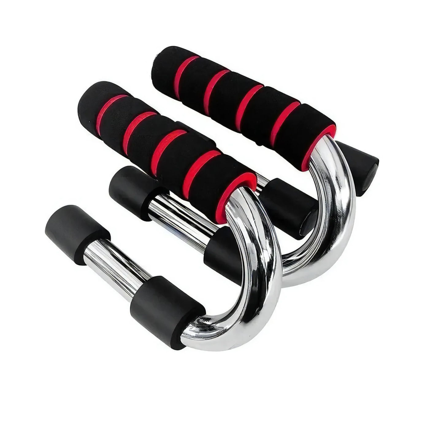 Push Up Stand Barra Para Planchas Flexiones Cromado S