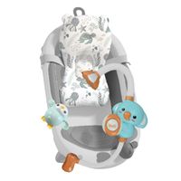 Tina de baño para bebe con regadera aquabu baby cam gris