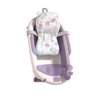 Tina de baño para bebé aquabu baby cam morado