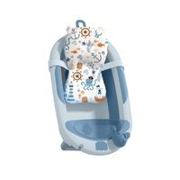 Tina De Baño Para Bebé Aquabu Baby Cam Azul