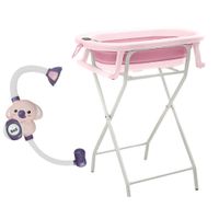Bañera splash con rac y regadera baby cam rosado