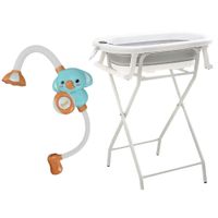Bañera splash con rac y regadera baby cam gris