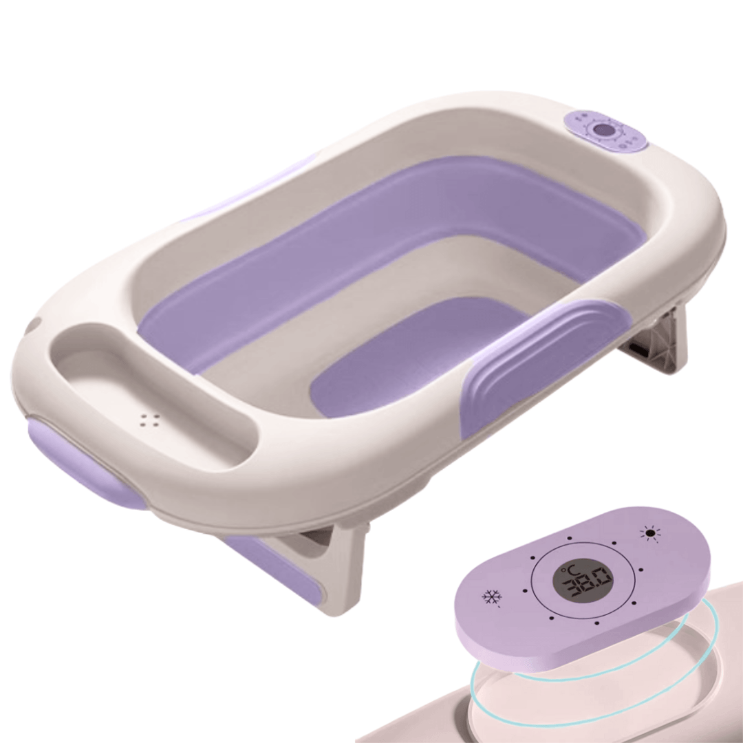 Tina de baño atlantic baby cam morado
