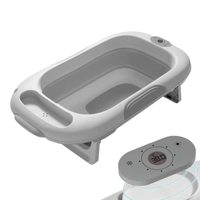 Tina de baño atlantic baby cam gris