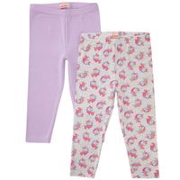 Pantalón Leggins Básicos x2 Unid Bebé Niña BABY EUREKA