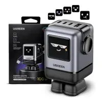 Cargador Ugreen Robot 100 Watts 3xusb-c 1xusb-a Carga Rapida