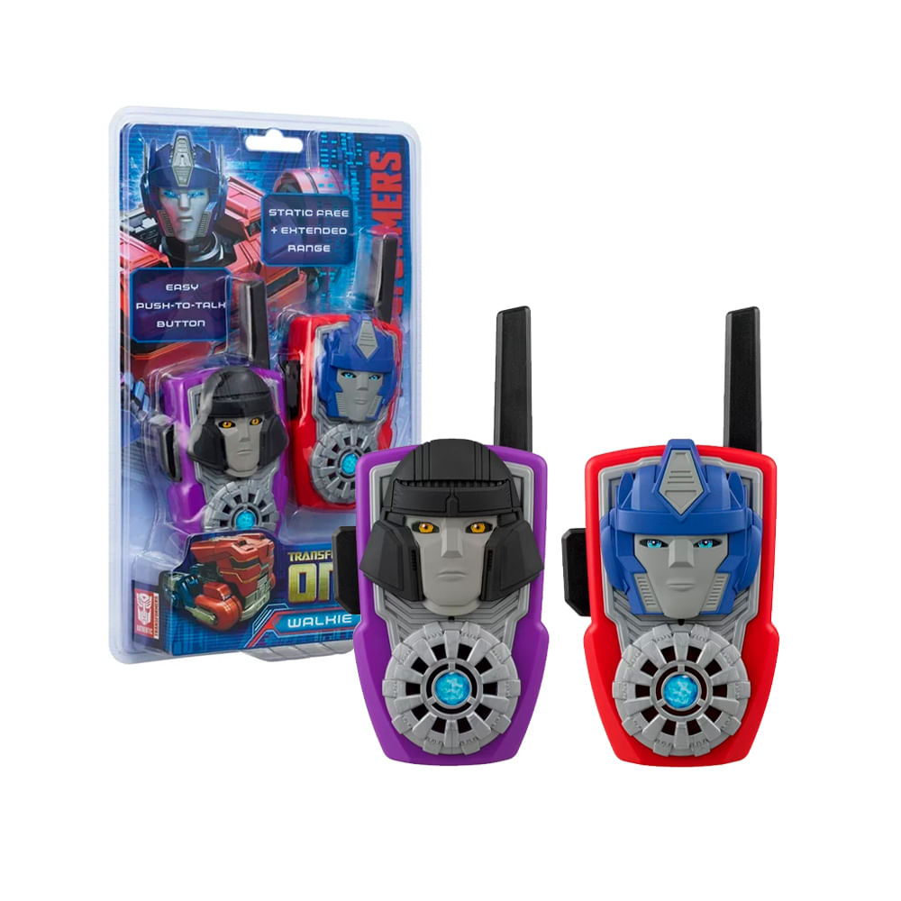 Transformers One Walkie Talkies Para Niños Pack Doble