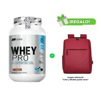 PROTEÍNA WHEY PRO 1.1 KG CHOCOLATE + MOCHILA PORTA LAPTOP ALEATORIA