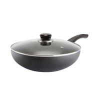 SARTÉN WOK ANTIADHERENTE 28 CM TAPA DE VIDRIO RECORD