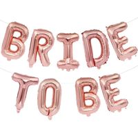 Globos bride to be fiesta de compromiso despedida de soltera oro rosa (desinflado)