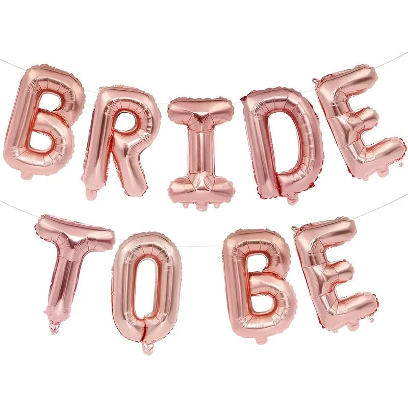 Globos bride to be fiesta de compromiso despedida de soltera oro rosa (desinflado)