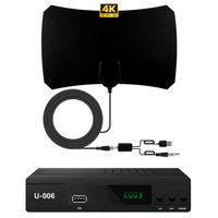 Sintonizador Decodificador  Antena Digital con Amplificador Tv Tdt Hd