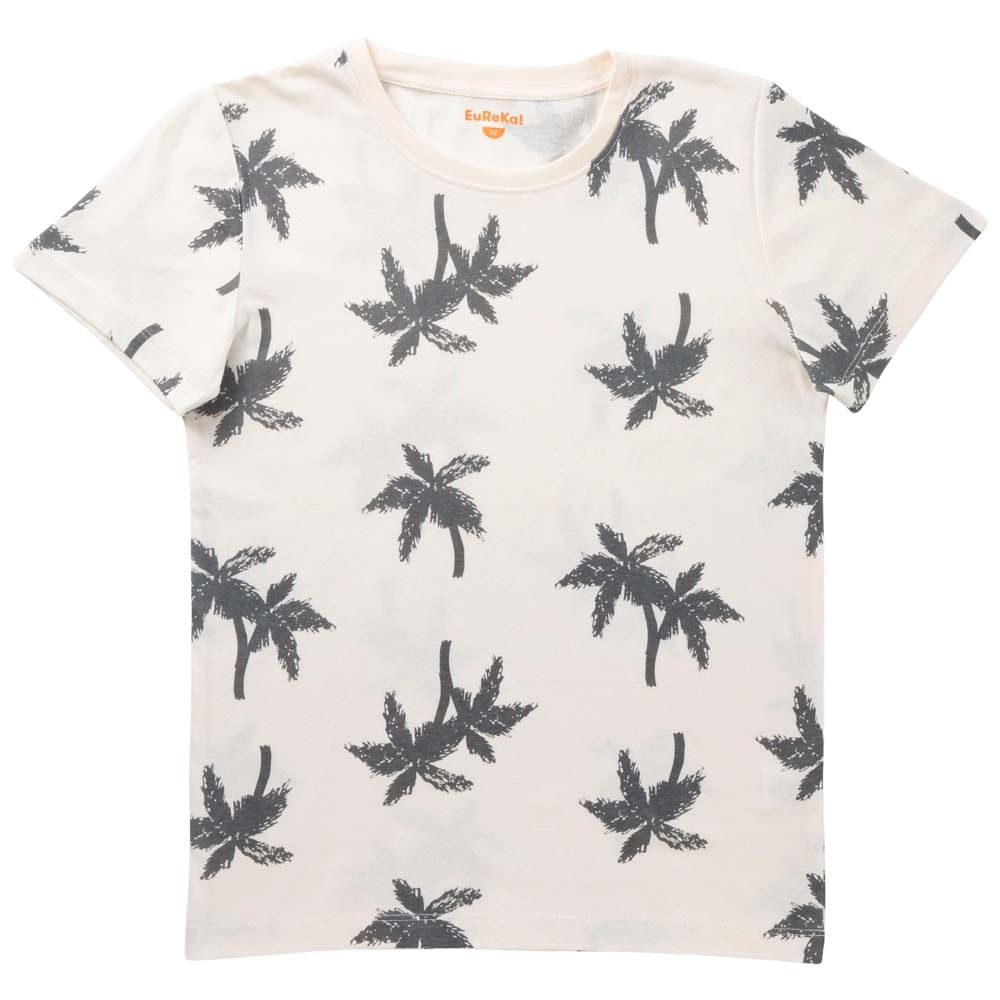 Polos Manga Corta mini print Teen Niño EUREKA