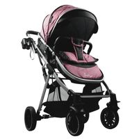Coche moisés ibiza baby cam rosado