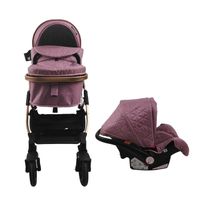 Coche travel system galaxy baby cam rosado