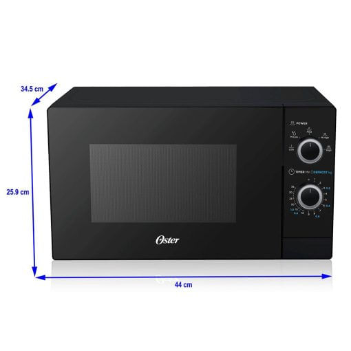 Horno Microondas Oster® de 20L POGM3702 Negro - 700Watts - !OFERTA!