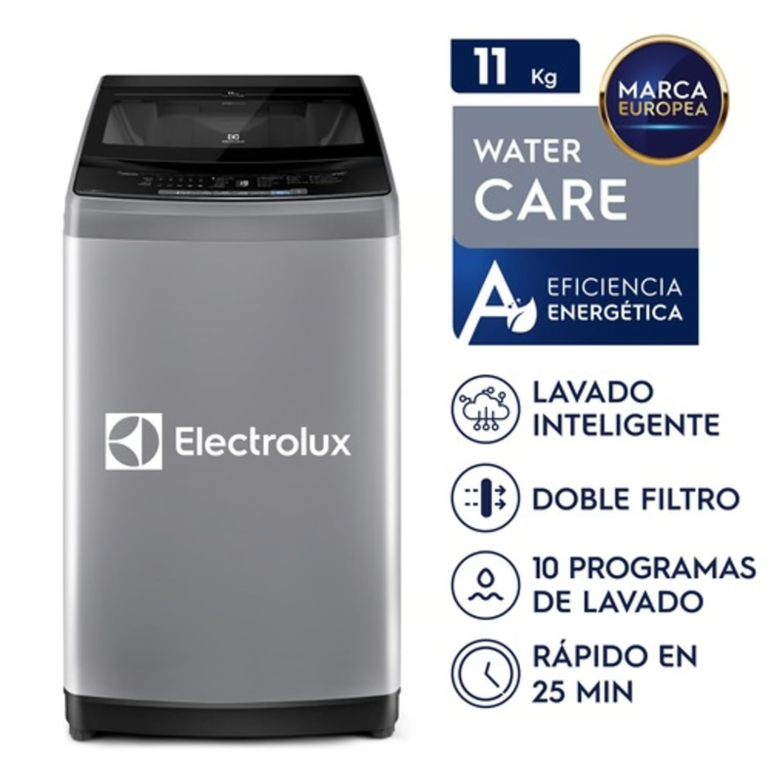 Lavadora Electrolux Carga Superior 11kg Premium Care Gris – EWIW11F2USVG - OFERTA!