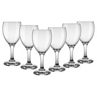 Copa Vino Tinto Windsor 250ml Vidrio Set de 6 Piezas