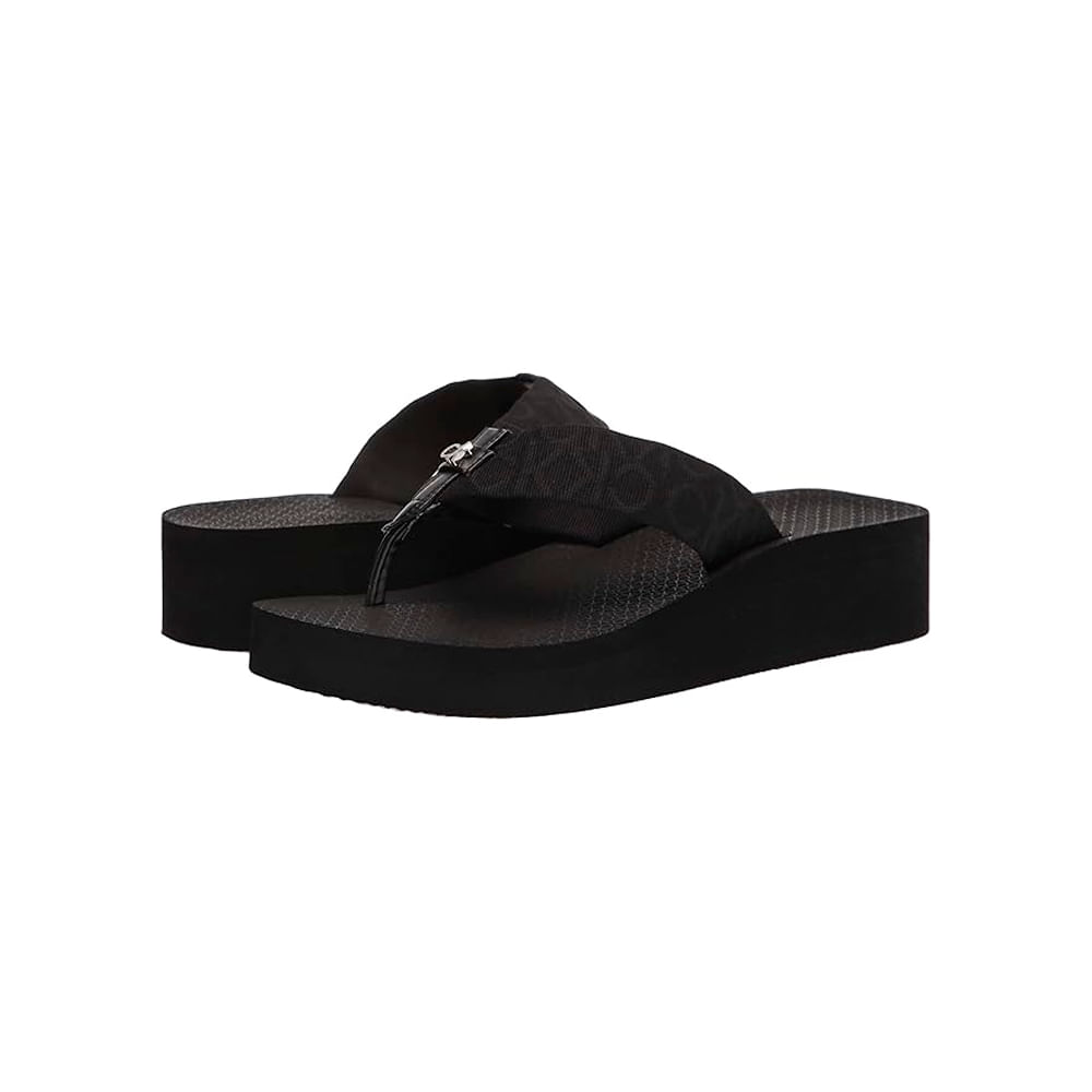 Sandalias Black Calvin Klein para Mujer Meena Talla 6