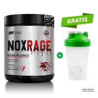 NOXRAGE 350 GR UN Pre entreno Óxido Nítrico Citrus Punch + Shaker