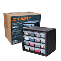 ORGANIZADOR PLÁSTICO RESISTENTE 16 COMPARTIMIENTOS TRUPER