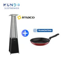 Estufa Pirámide Imaco PHP1300 Inox + Sarten Tramontina 28 Cm (MUNDO ELECTTRONICO)