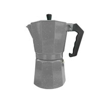 Cafetera Italiana Moka de 9 tazas Color Plomo de 450ml