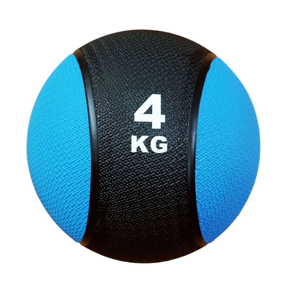 Pelota O Balón Medicinal 4 Kg Con Rebote Funcional Crossfit Azul