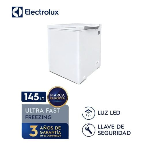 Congeladora Ultra Fast Freezing Electrolux de 145L – EFC15A2HPWB - !OFERTA!