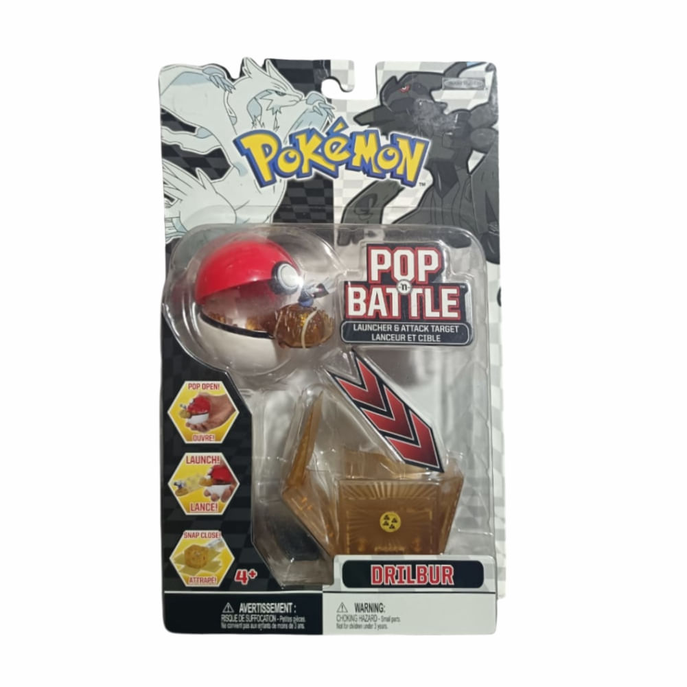 Pokemon Pop n Battle Drilbur Jakks Pacific