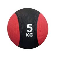 Pelota O Balón Medicinal 5 Kg Con Rebote Funcional Rojo