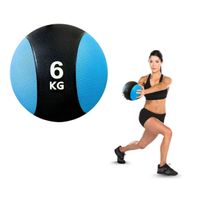 Pelota O Balón Medicinal 6 Kg Con Rebote Funcional Azul