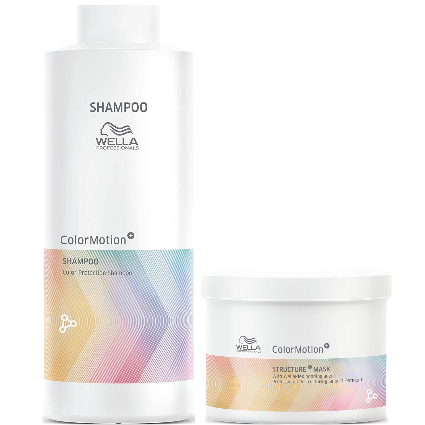 Shampoo para Cabello Teñido 1000ml + Mascarilla Wella Color Motion