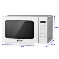 Horno Microondas Oster® de 20L POGME2701 Blanco - !OFERTA!