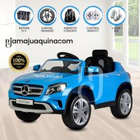 CAMIONETA A BATERÍA PARA NIÑOS «GLA CLASS» CELESTE