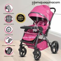 Coche Cuna de Lujo «BABY PARMAX» Rosa