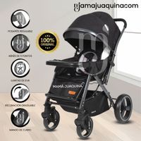 Coche Cuna de Lujo «BABY PARMAX» Negro