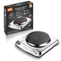 Estufa Eléctrica Raf R.8204 1000w Acero Inoxidable