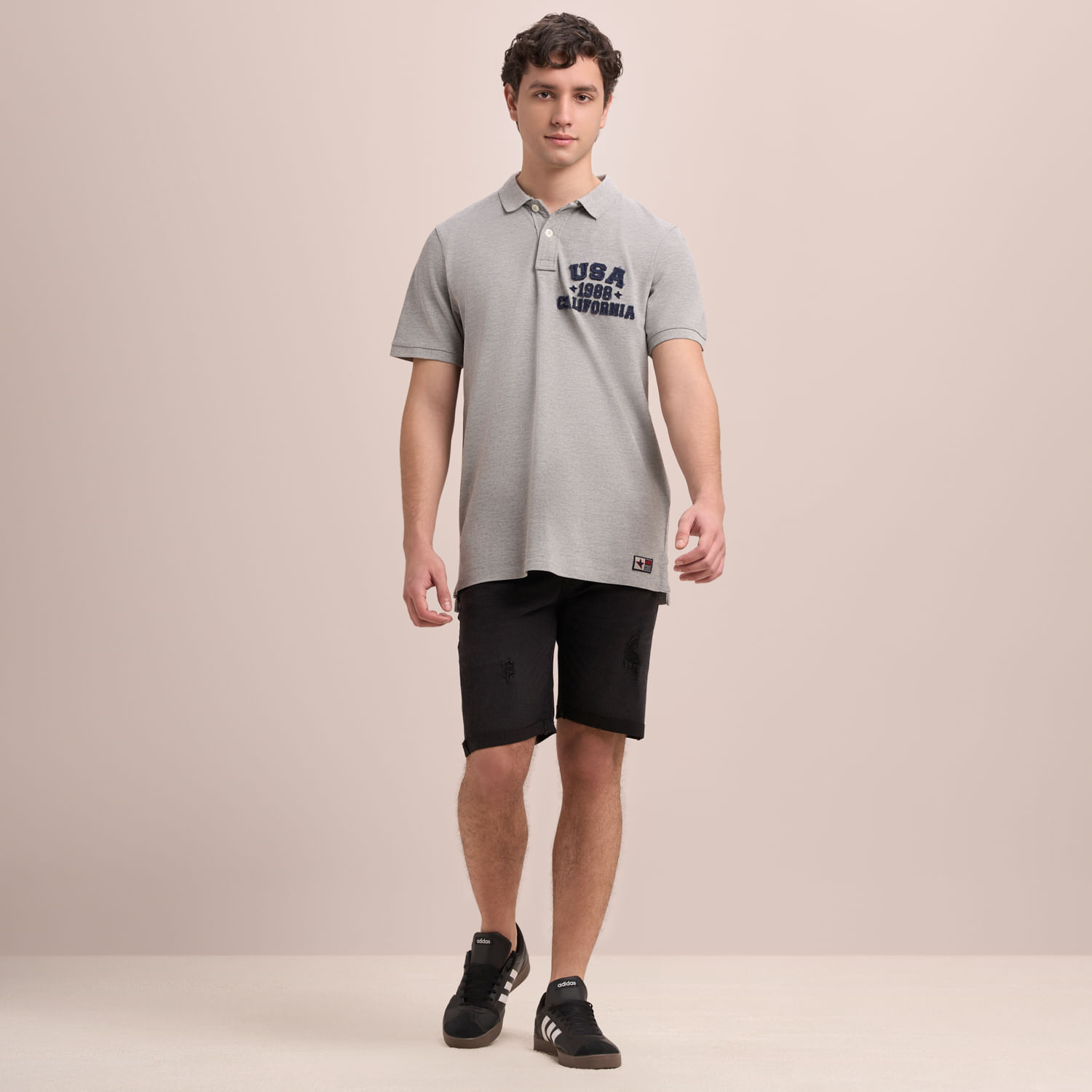 Short Hombre Amc Denim Roto1