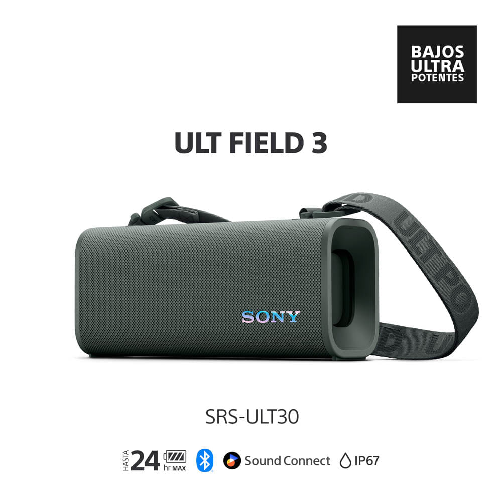 Parlante Sony SRS-ULT30/HC LA Bluetooth Gris