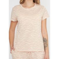 Pijama Short Mujer 70.1102 Kayser Algodón Beige