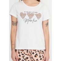 Pijama Short Con Vincha Mujer 70.1079 Kayser Animal Print