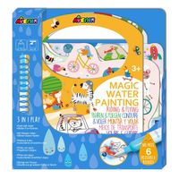Libro De Actividades Avenir Para Pintar Con Agua Y Stickers Ciudad