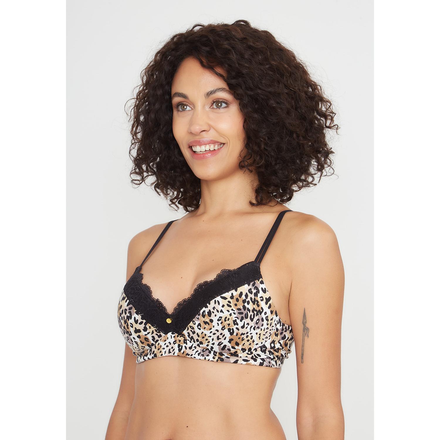 Sostén Mujer 50.5099 Kayser Soft Algodón Negro