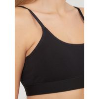 Sostén Mujer 25.031 Kayser Peto Algodón  Negro